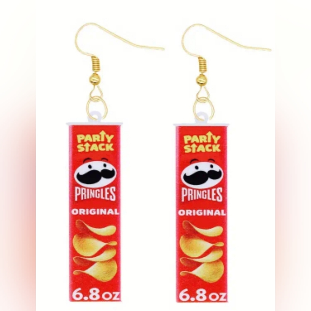 Pringles Resin Earrings